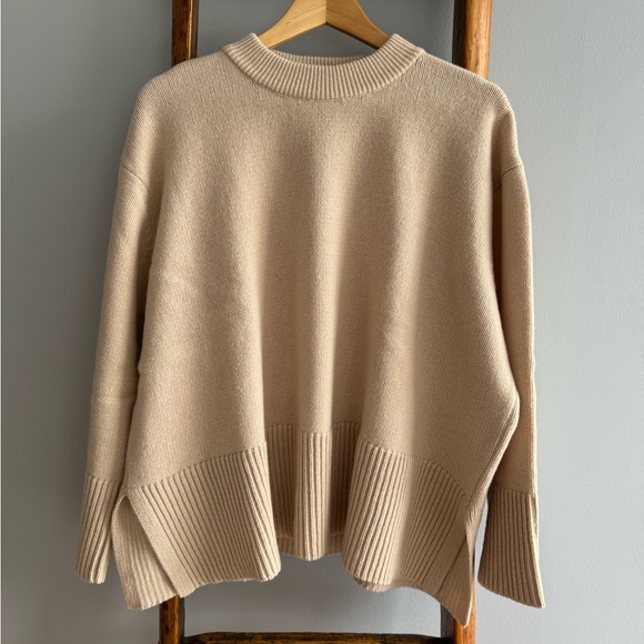 Rosaé Paris Le Sablons Sweater, Beige, Size 2 - Picture 5 of 14